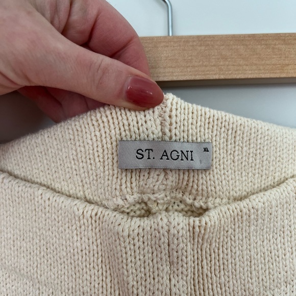 St Agni knit cream pant - Picture 2 of 5